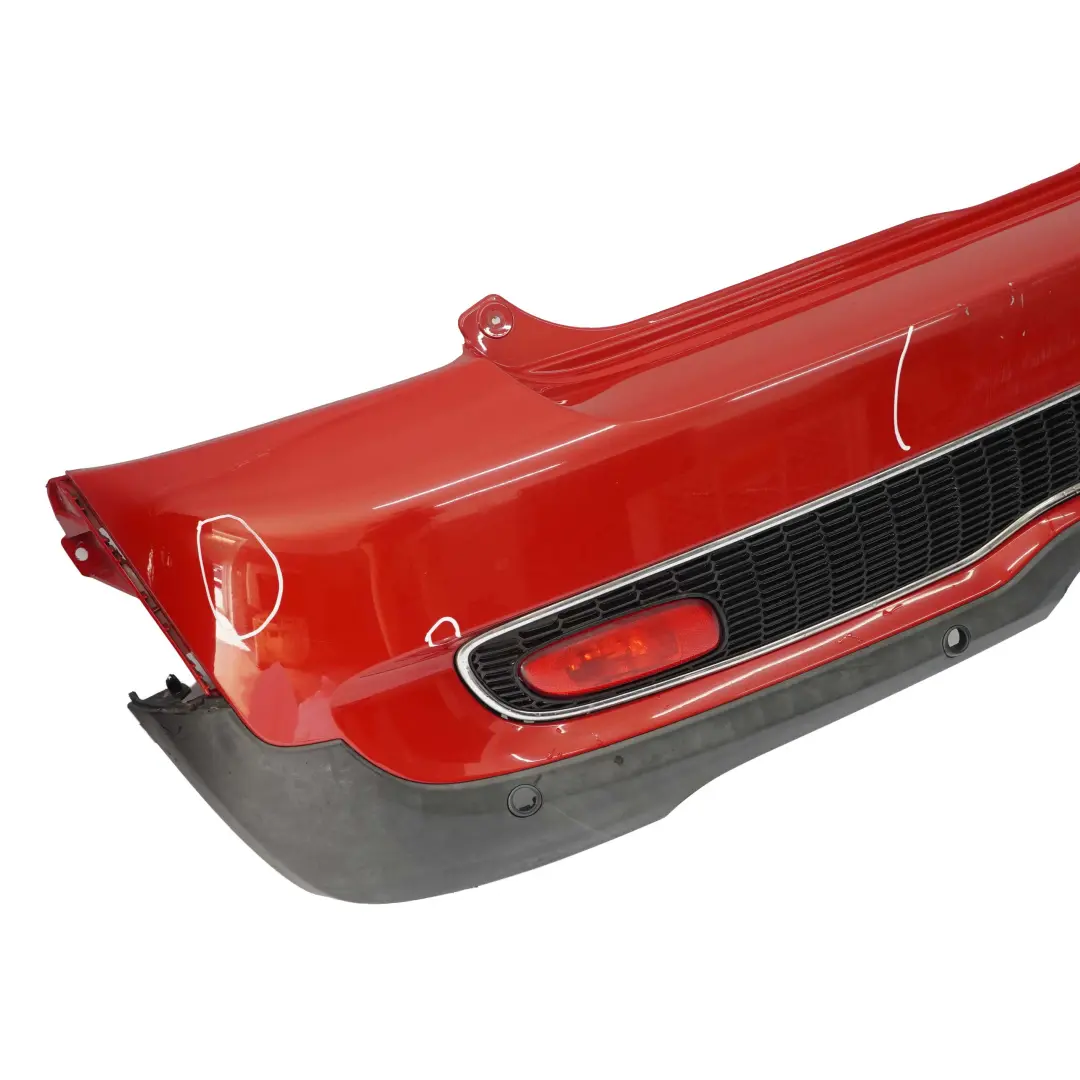 Mini R56 R57 Rear Bumper Cooper S Trim Panel Chili Red - 851 - SKU 0430252-CHRED3 - Part number 0430252