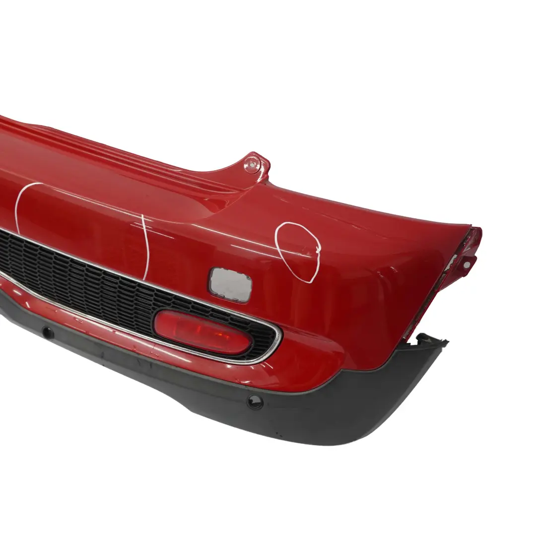 Mini R56 R57 Rear Bumper Cooper S Trim Panel Chili Red - 851 - SKU 0430252-CHRED3 - Part number 0430252