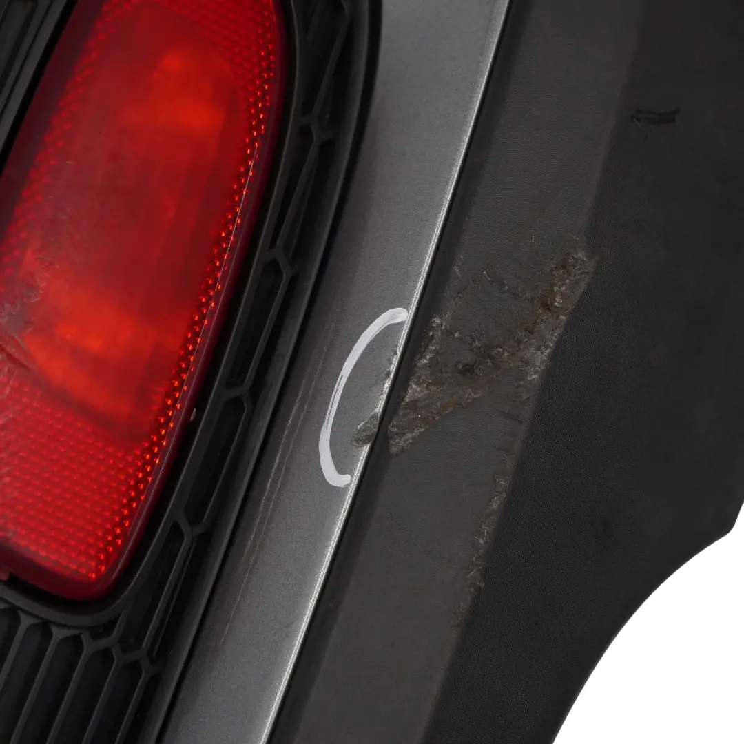 Bumper Cooper S Complete Trim Panel Dark Silver Metallic - 871 to Mini R56 R57 Rear with Part number 0430252 Mini R56 R57 Rear Bumper Cooper S Complete Trim Panel Dark Silver Metallic - 871 - SKU 0430252-DS8 - Part number 0430252