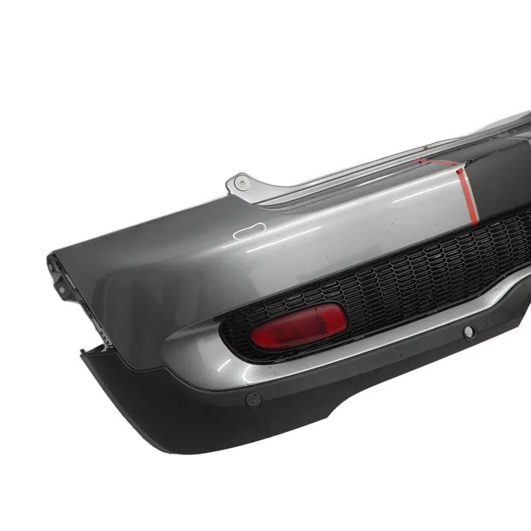 Bumper Cooper S Complete Trim Panel Dark Silver Metallic - 871 to Mini R56 R57 Rear with Part number 0430252 Mini R56 R57 Rear Bumper Cooper S Complete Trim Panel Dark Silver Metallic - 871 - SKU 0430252-DS9 - Part number 0430252