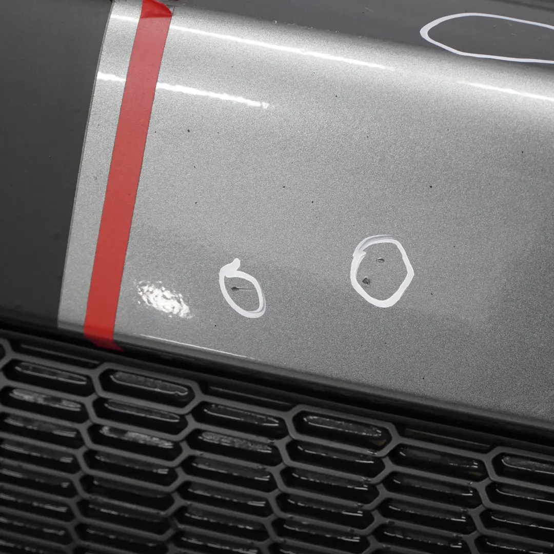 Bumper Cooper S Complete Trim Panel Dark Silver Metallic - 871 to Mini R56 R57 Rear with Part number 0430252 Mini R56 R57 Rear Bumper Cooper S Complete Trim Panel Dark Silver Metallic - 871 - SKU 0430252-DS9 - Part number 0430252