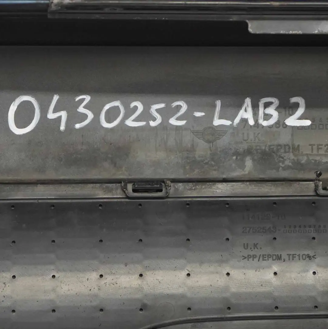 Mini R56 Paraurti Posteriore Cooper S Pannello Laser Blue Metallic A59 - SKU 0430252-LAB2 - Numero di parte 0430252