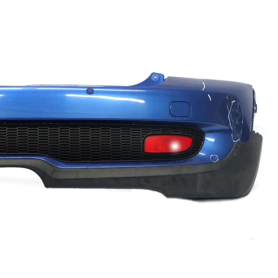 Bumper Cooper S PDC Trim Panel Lightning Blue Metallic - A63 to Mini R56 R57 Rear with Part number 0430252 Mini R56 R57 Rear Bumper Cooper S PDC Trim Panel Lightning Blue Metallic - A63 - SKU 0430252-LB2 - Part number 0430252