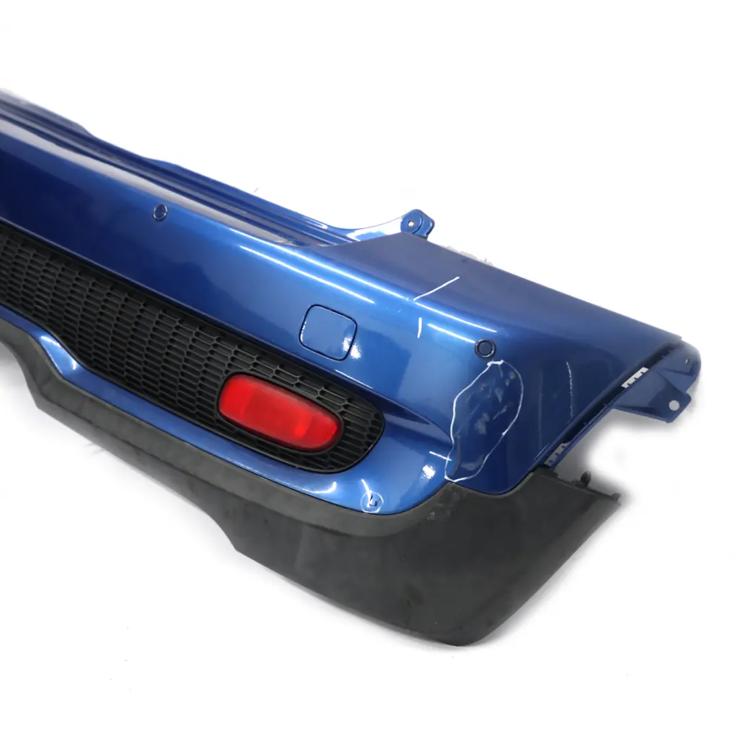 Bumper Cooper S PDC Trim Panel Lightning Blue Metallic - A63 to Mini R56 R57 Rear with Part number 0430252 Mini R56 R57 Rear Bumper Cooper S PDC Trim Panel Lightning Blue Metallic - A63 - SKU 0430252-LB2 - Part number 0430252