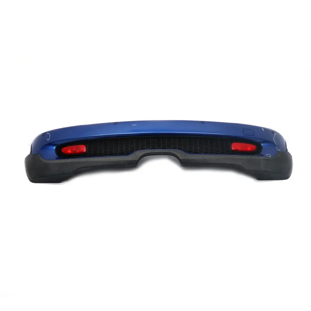 Bumper Cooper S PDC Trim Panel Lightning Blue Metallic - A63 to Mini R56 R57 Rear with Part number 0430252 Mini R56 R57 Rear Bumper Cooper S PDC Trim Panel Lightning Blue Metallic - A63 - SKU 0430252-LB2 - Part number 0430252