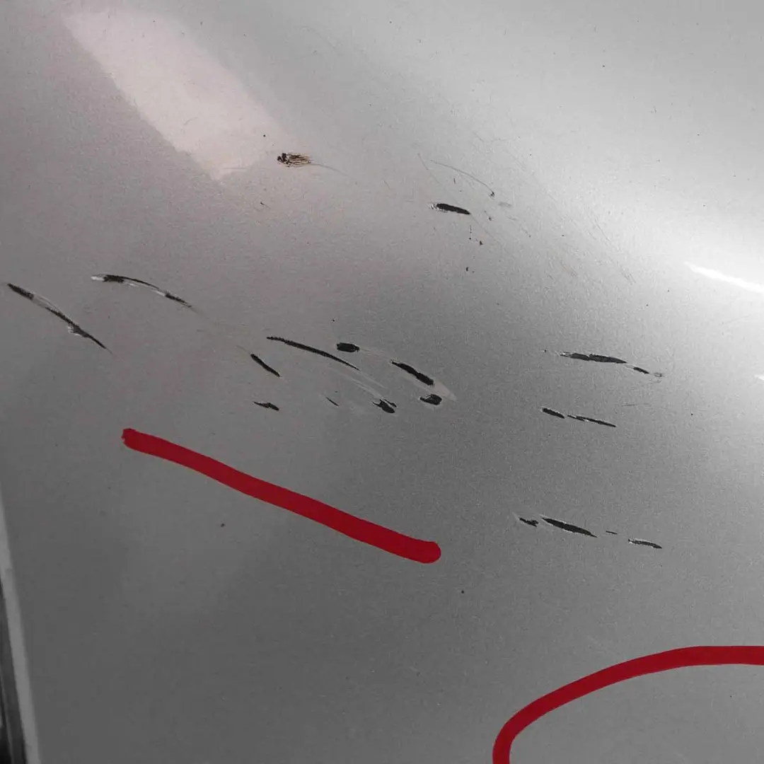 Mini Cooper S R56 R57 PDC Paraurti posteriore Argento puro - 900 - SKU 0430252-PS - Numero di parte 0430252
