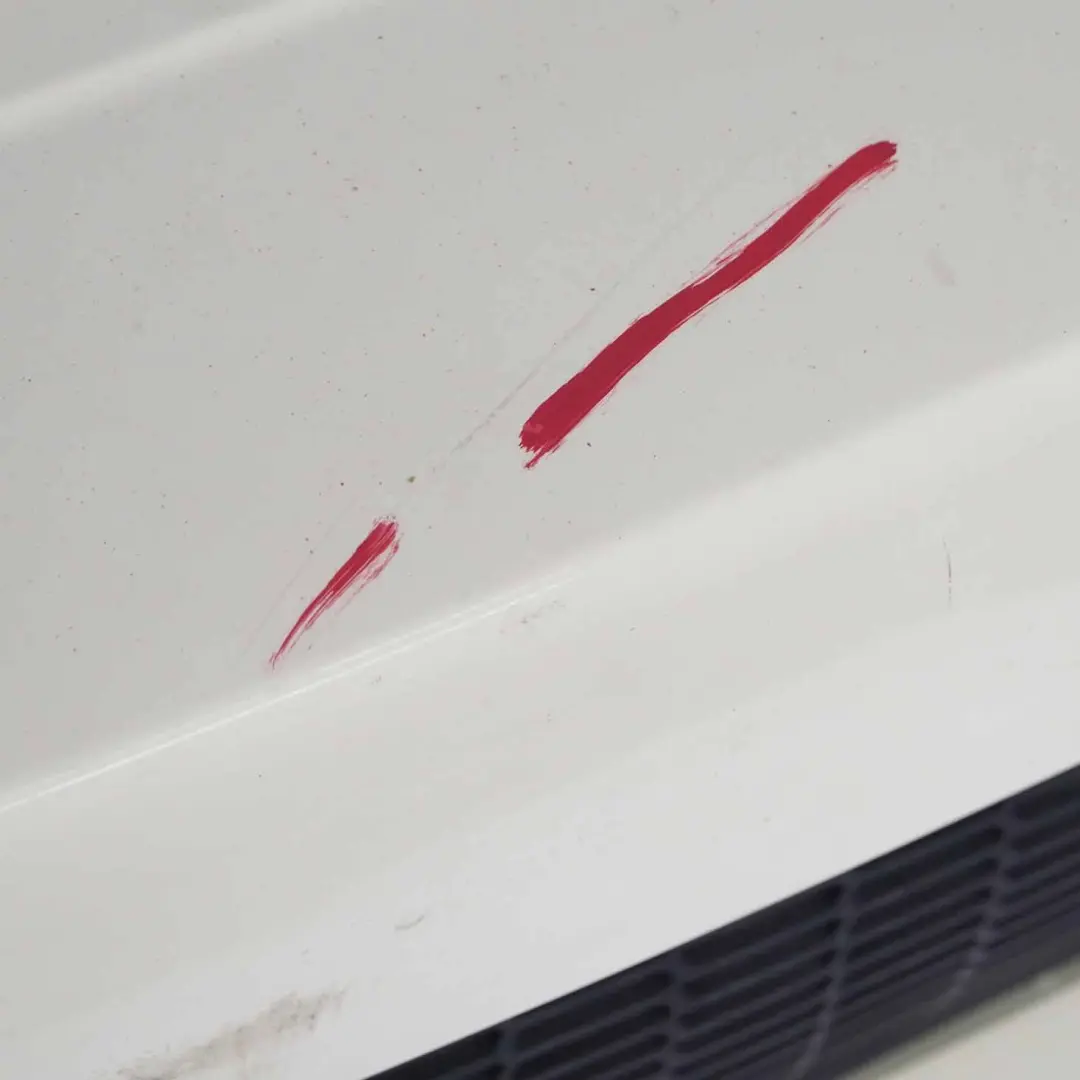 Mini R56 R57 Rear Bumper Cooper S Complete Trim Panel Pepper White 850 - SKU 0430252-PW1 - Part number 0430252