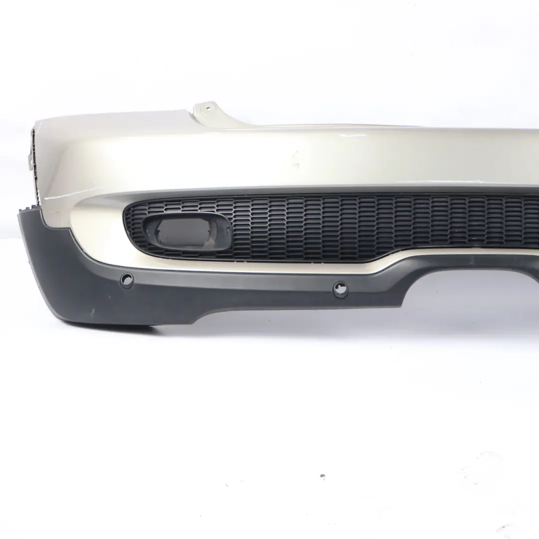 Bumper Trim Panel Cover Sparkling Silver - A60 to Mini Cooper S R56 R57 Rear with Part number 0430252 Mini Cooper S R56 R57 Rear Bumper Trim Panel Cover Sparkling Silver - A60 - SKU 0430252-SS2 - Part number 0430252