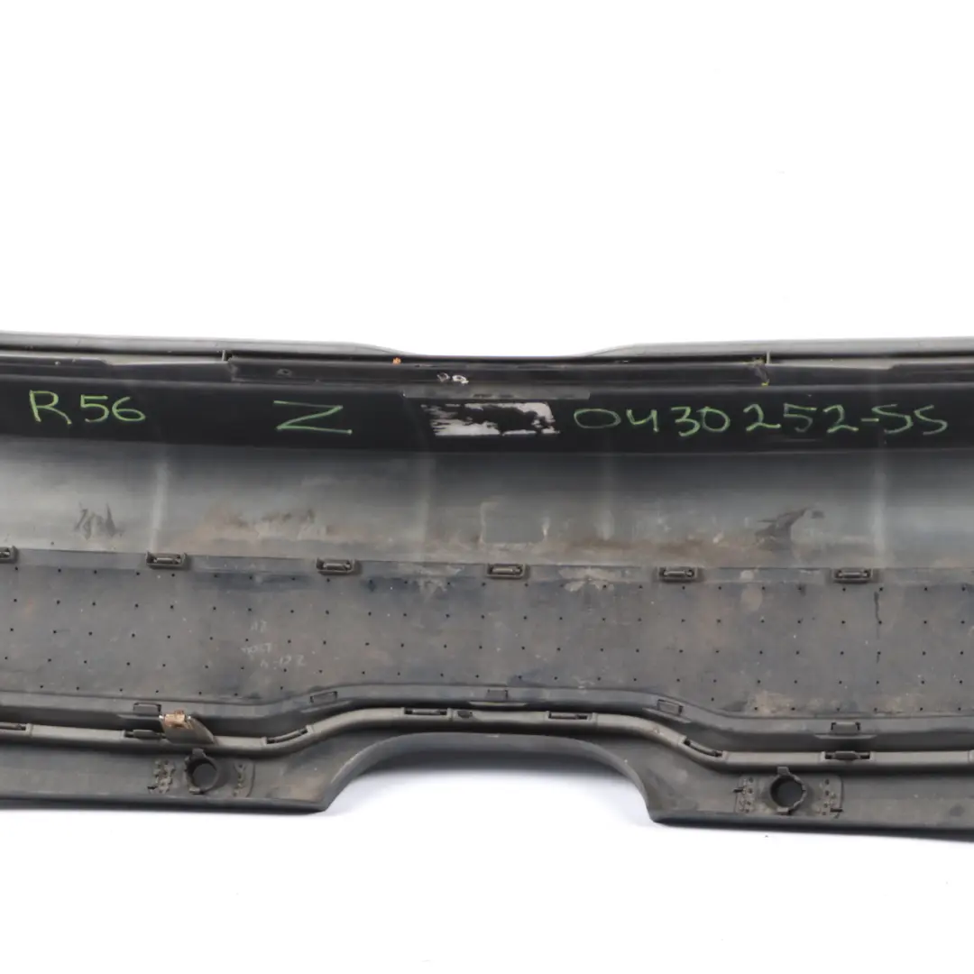 Bumper Trim Panel Cover Sparkling Silver - A60 to Mini Cooper S R56 R57 Rear with Part number 0430252 Mini Cooper S R56 R57 Rear Bumper Trim Panel Cover Sparkling Silver - A60 - SKU 0430252-SS2 - Part number 0430252