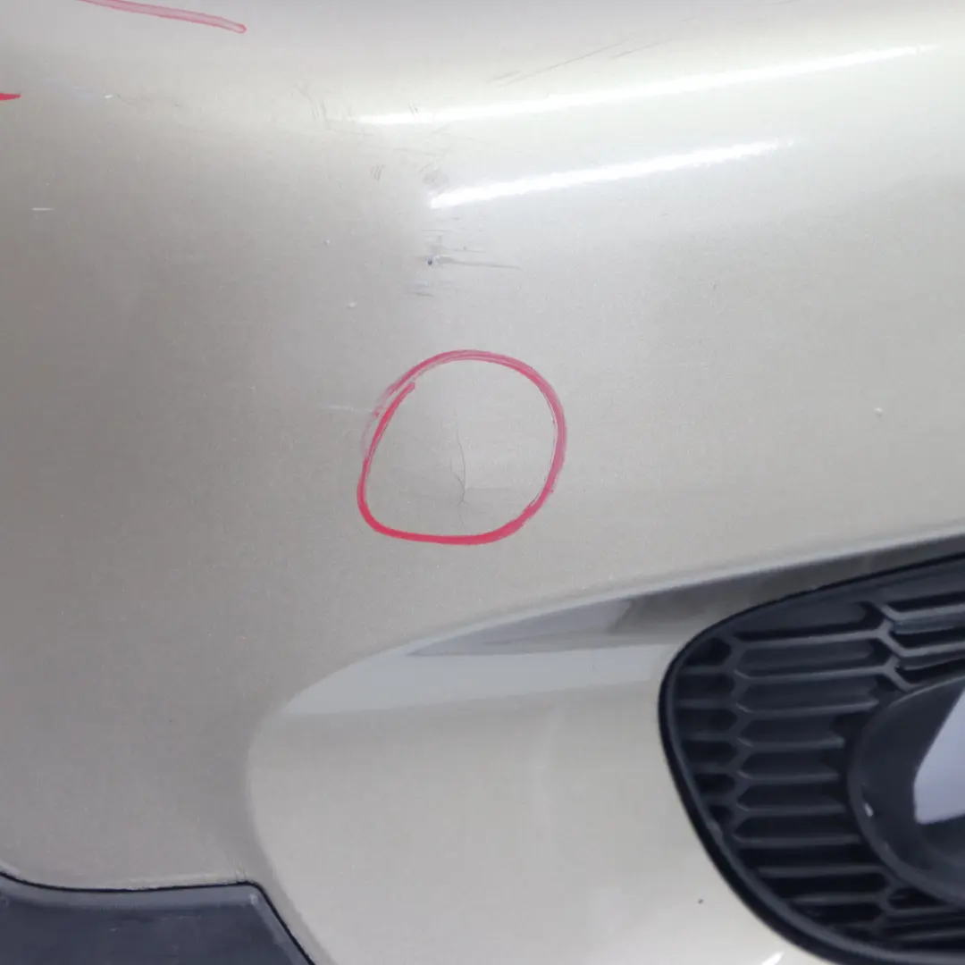 Bumper Trim Panel Sparkling Silver - A60 to Mini Cooper S R56 R57 Rear with Part number 0430252 Mini Cooper S R56 R57 Rear Bumper Trim Panel Sparkling Silver - A60 - SKU 0430252-SS - Part number 0430252