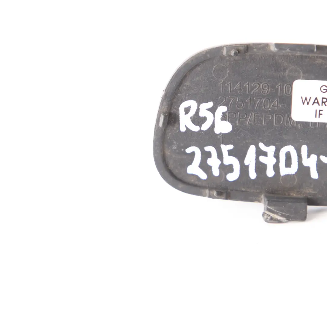 Mini R56 R57 Tapa Parachoques Remolque Trasero Derecho Astro Negro Metalizado - SKU 0430257-ASB - Número de pieza 0430257