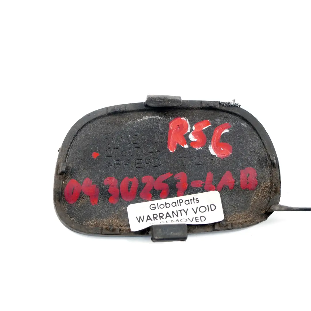 Bumper Right O/S Cover Flap Towing Laser Blue Metallic - A59 to Mini R56 R57 Rear with Part number 0430257 Mini R56 R57 Rear Bumper Right O/S Cover Flap Towing Laser Blue Metallic - A59 - SKU 0430257-LAB - Part number 0430257