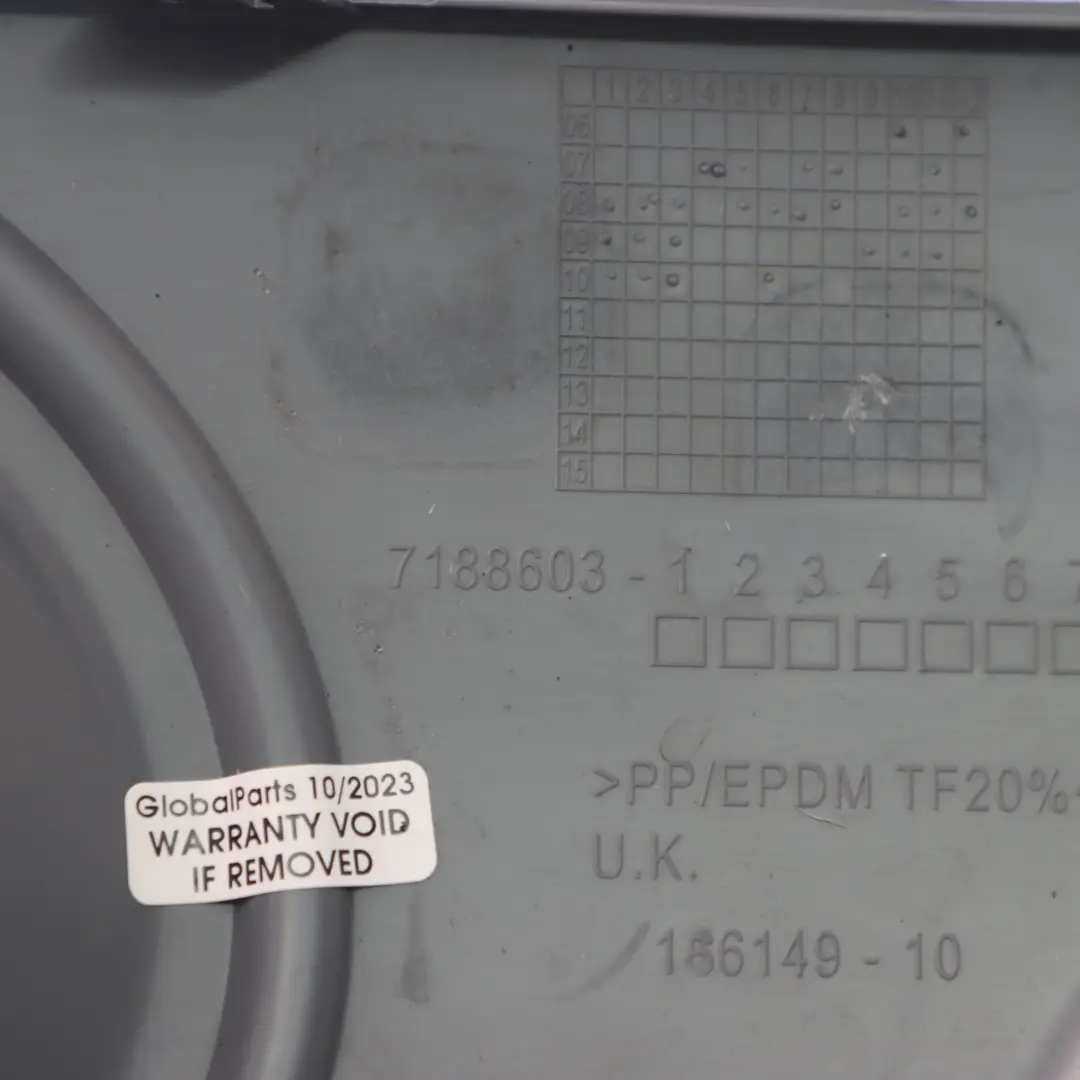 Front Bumper Trim Mini R55 R56 Aerokit Panel Left N/S Horizon Blue - A93 7188603 to with Part number 0430261 Front Bumper Trim Mini R55 R56 Aerokit Panel Left N/S Horizon Blue - A93 7188603 - SKU 0430261-HB - Part number 0430261