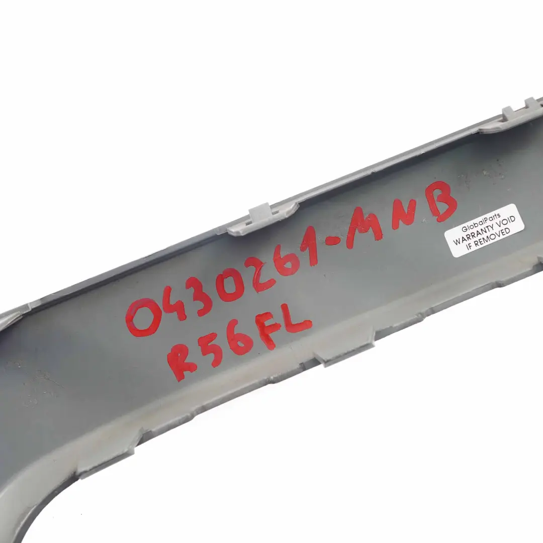 Rivestimento paraurti anteriore Mini R55 R56 R57 Aerokit Pannello sinistro Nero per con numero di parte 0430261 Rivestimento paraurti anteriore Mini R55 R56 R57 Aerokit Pannello sinistro Nero - SKU 0430261-MNB - Numero di parte 0430261