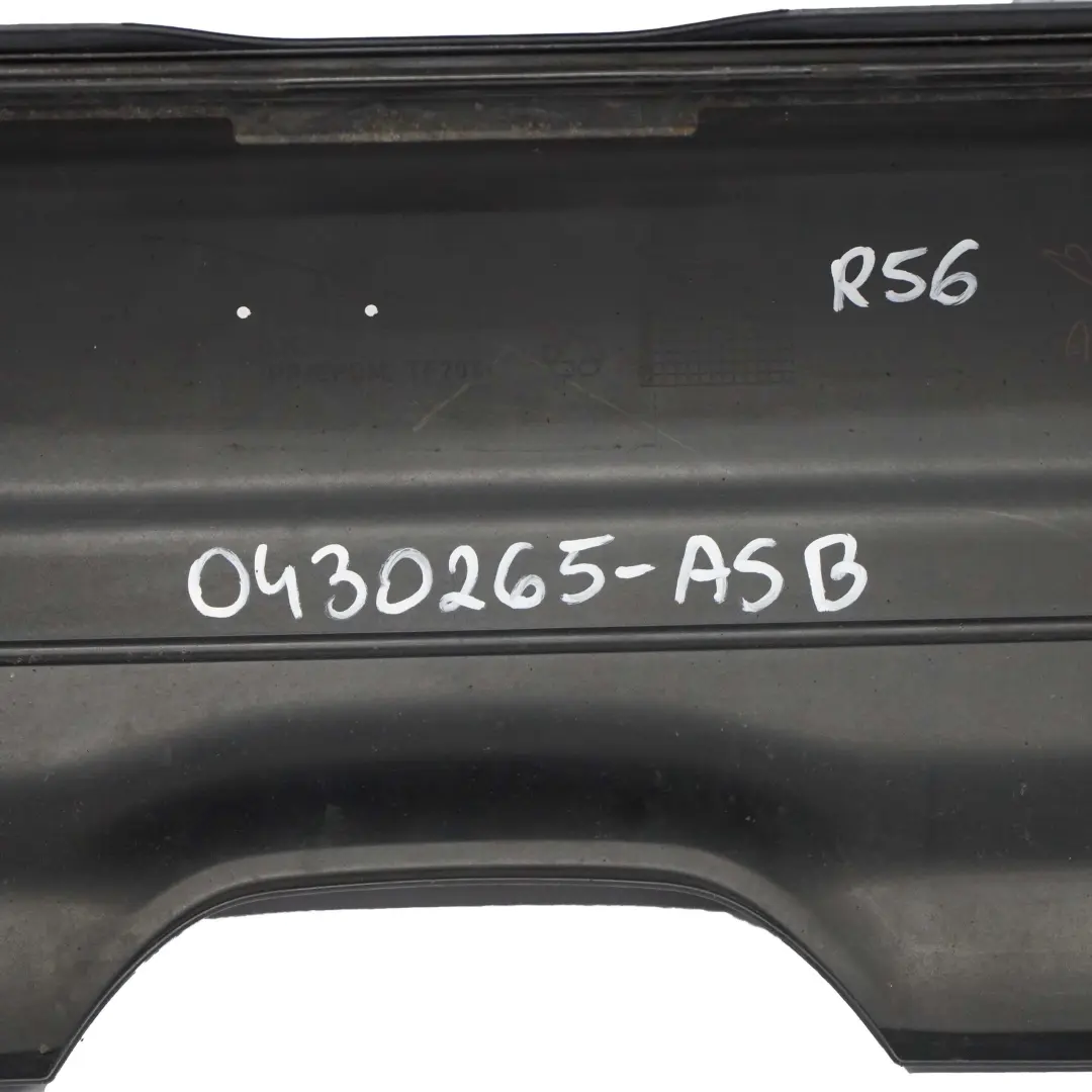 Paraurti posteriore Cooper S Aerokit Pannello completo Astro Black per Mini R56 con numero di parte 0430265 Mini R56 Paraurti posteriore Cooper S Aerokit Pannello completo Astro Black - SKU 0430265-ASB - Numero di parte 0430265