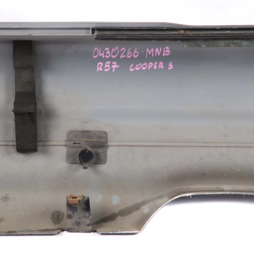 Mini R56 Rear Bumper Cooper S Aerokit Complete PDC Panel Midnight Black A94 - SKU 0430266-MNB - Part number 0430266