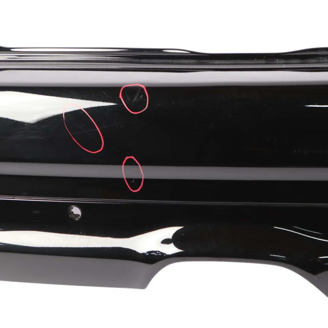 Mini R56 Rear Bumper Cooper S Aerokit Complete PDC Panel Midnight Black A94 - SKU 0430266-MNB - Part number 0430266
