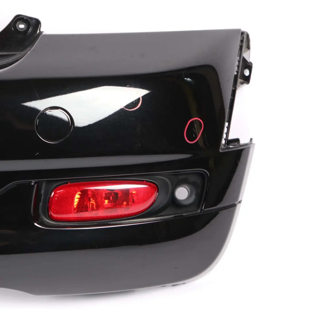 Bumper Cooper S Aerokit Complete PDC Panel Midnight Black A94 to Mini R56 Rear with Part number 0430266 Mini R56 Rear Bumper Cooper S Aerokit Complete PDC Panel Midnight Black A94 - SKU 0430266-MNB - Part number 0430266