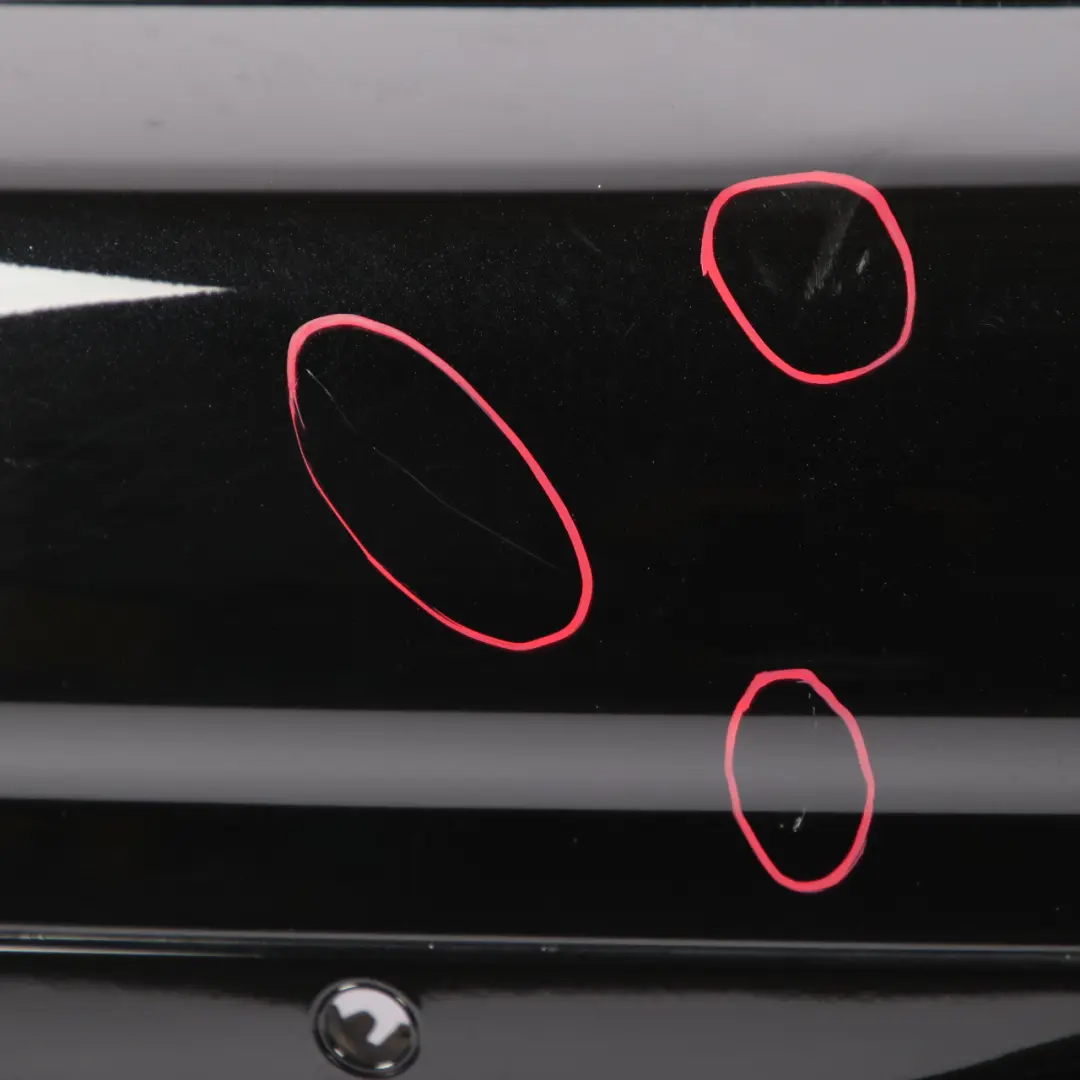 Bumper Cooper S Aerokit Complete PDC Panel Midnight Black A94 to Mini R56 Rear with Part number 0430266 Mini R56 Rear Bumper Cooper S Aerokit Complete PDC Panel Midnight Black A94 - SKU 0430266-MNB - Part number 0430266