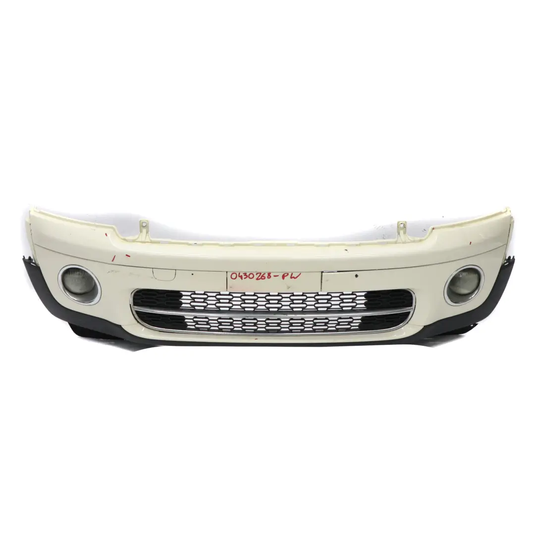 Complete Front Bumper Trim Panel Pepper White - 850 to Mini Cooper D R55 R56 with Part number 0430268 Mini Cooper D R55 R56 Complete Front Bumper Trim Panel Pepper White - 850 - SKU 0430268-PW - Part number 0430268