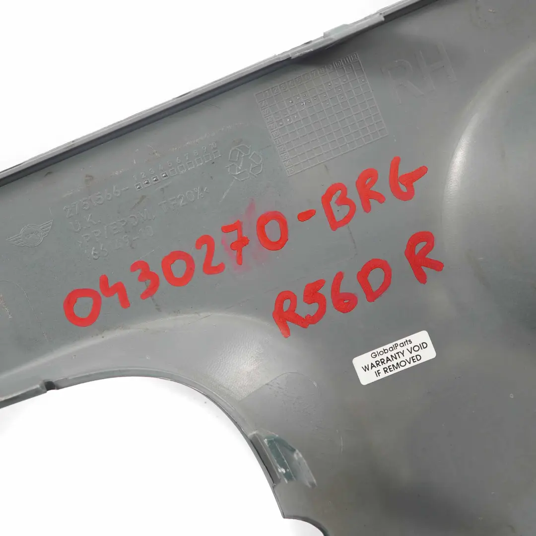 Mini R55 R56 D Osłona Halogenu Zderzak Przód A67 - SKU 0430270-BRG - Numer Części 0430270