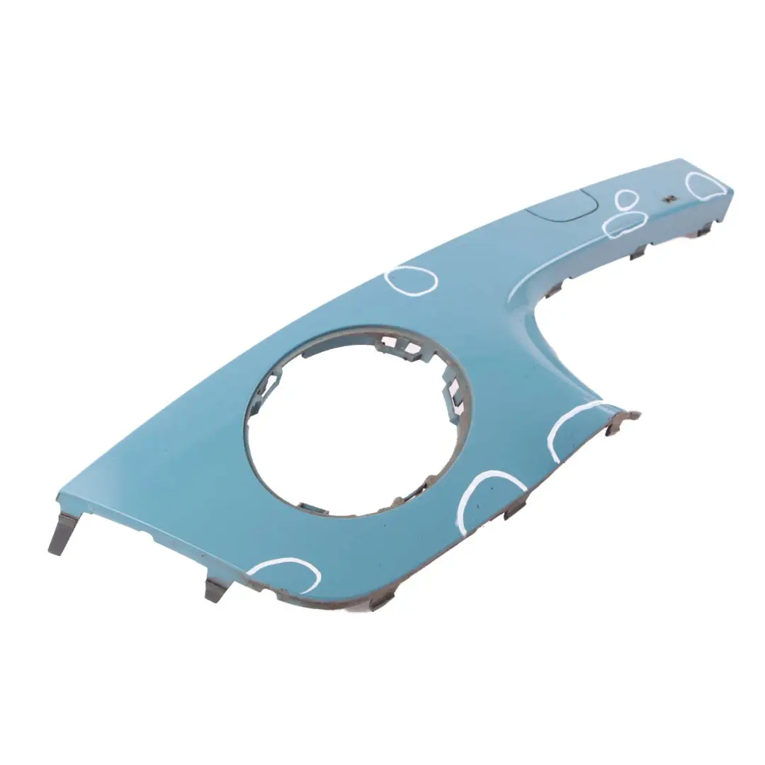 Front Bumper Trim Panel Right O/S Oxygen Blue to MINI Cooper One R55 R56 R57 with Part number 0430272 MINI Cooper One R55 R56 R57 Front Bumper Trim Panel Right O/S Oxygen Blue - SKU 0430272-OXB - Part number 0430272