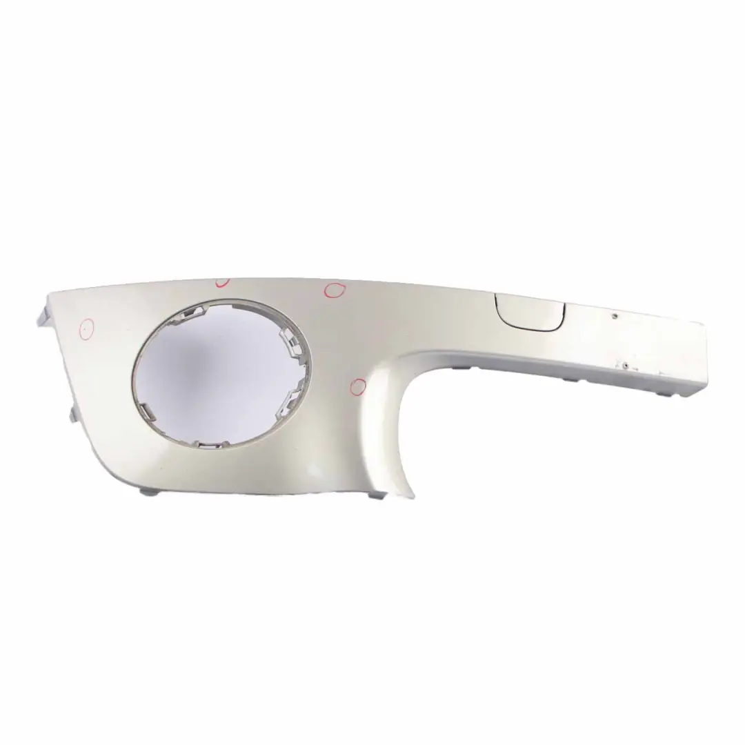 Front Bumper Trim Mini R55 R56 R57 Panel Right O/S Sparkling Silver Metallic A60 to with Part number 0430272 Front Bumper Trim Mini R55 R56 R57 Panel Right O/S Sparkling Silver Metallic A60 - SKU 0430272-SS - Part number 0430272