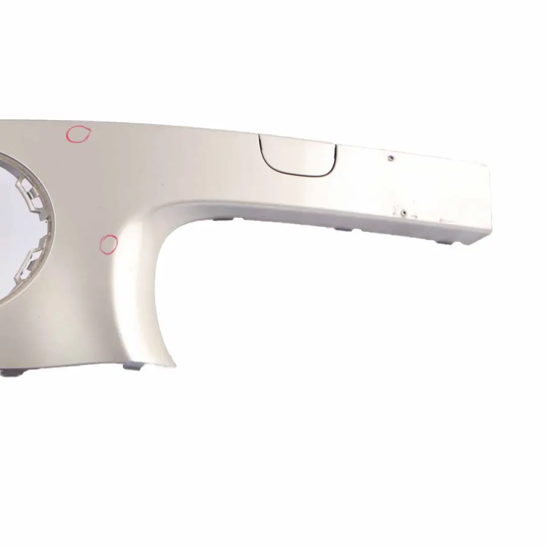 Front Bumper Trim Mini R55 R56 R57 Panel Right O/S Sparkling Silver Metallic A60 to with Part number 0430272 Front Bumper Trim Mini R55 R56 R57 Panel Right O/S Sparkling Silver Metallic A60 - SKU 0430272-SS - Part number 0430272