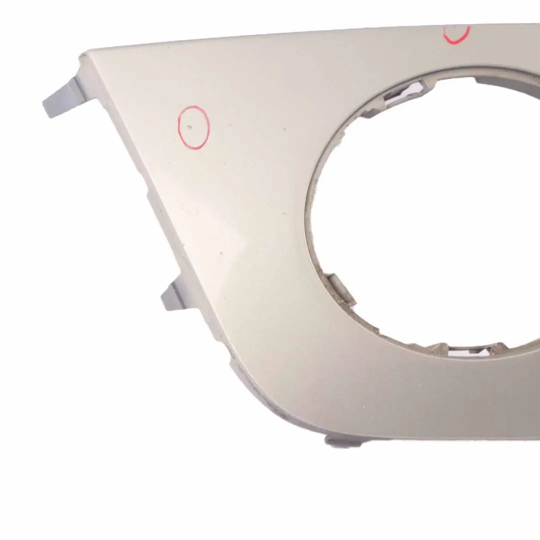  Front Bumper Trim Mini R55 R56 R57 Panel Right O/S Sparkling Silver Metallic A60 - SKU 0430272-SS - Part number 0430272