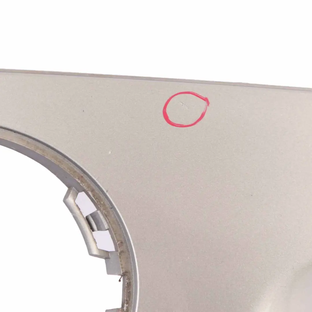 Front Bumper Trim Mini R55 R56 R57 Panel Right O/S Sparkling Silver Metallic A60 to with Part number 0430272 Front Bumper Trim Mini R55 R56 R57 Panel Right O/S Sparkling Silver Metallic A60 - SKU 0430272-SS - Part number 0430272