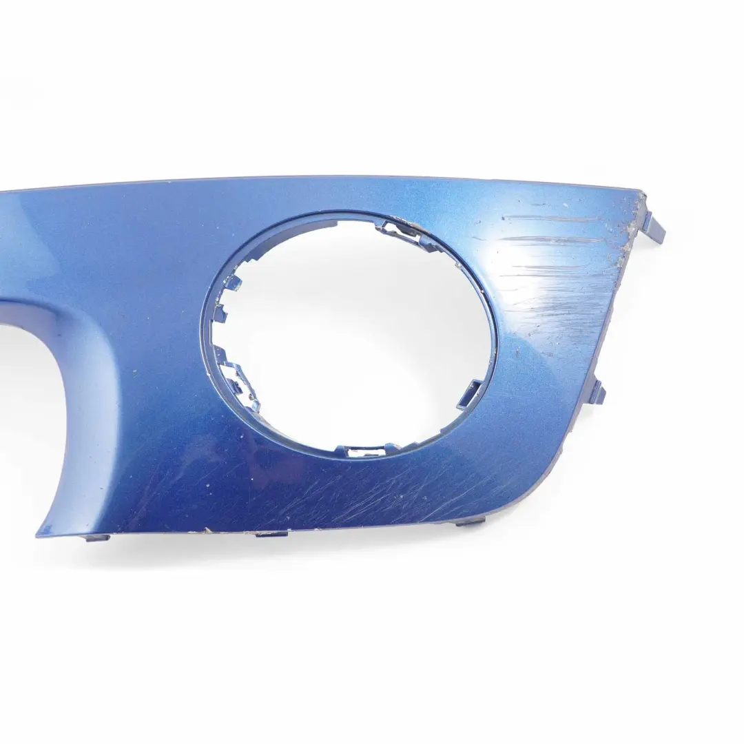 Front Bumper Trim Panel Left N/S Lightning Blue to MINI Cooper One R55 R56 R57 with Part number 430273 MINI Cooper One R55 R56 R57 Front Bumper Trim Panel Left N/S Lightning Blue - SKU 0430273-LB - Part number 430273