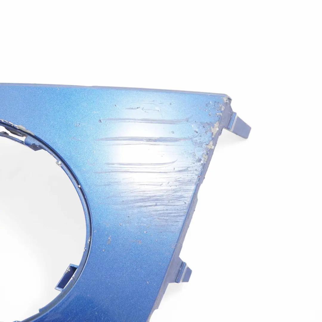 Vorne Stoßstange Abdeckung Links Lightning Blue für MINI Cooper One R55 R56 R57 mit Teilenummer 430273 MINI Cooper One R55 R56 R57 Vorne Stoßstange Abdeckung Links Lightning Blue - SKU 0430273-LB - Teilenummer 430273