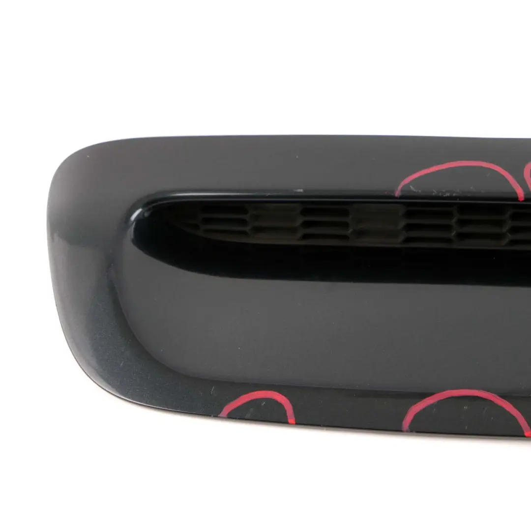 Mini Cooper R55 R56 R57 3 Air Inlet Grille Bonnet Hood Astro Black A25 - SKU 0430302-ASB3 - Part number 2751736