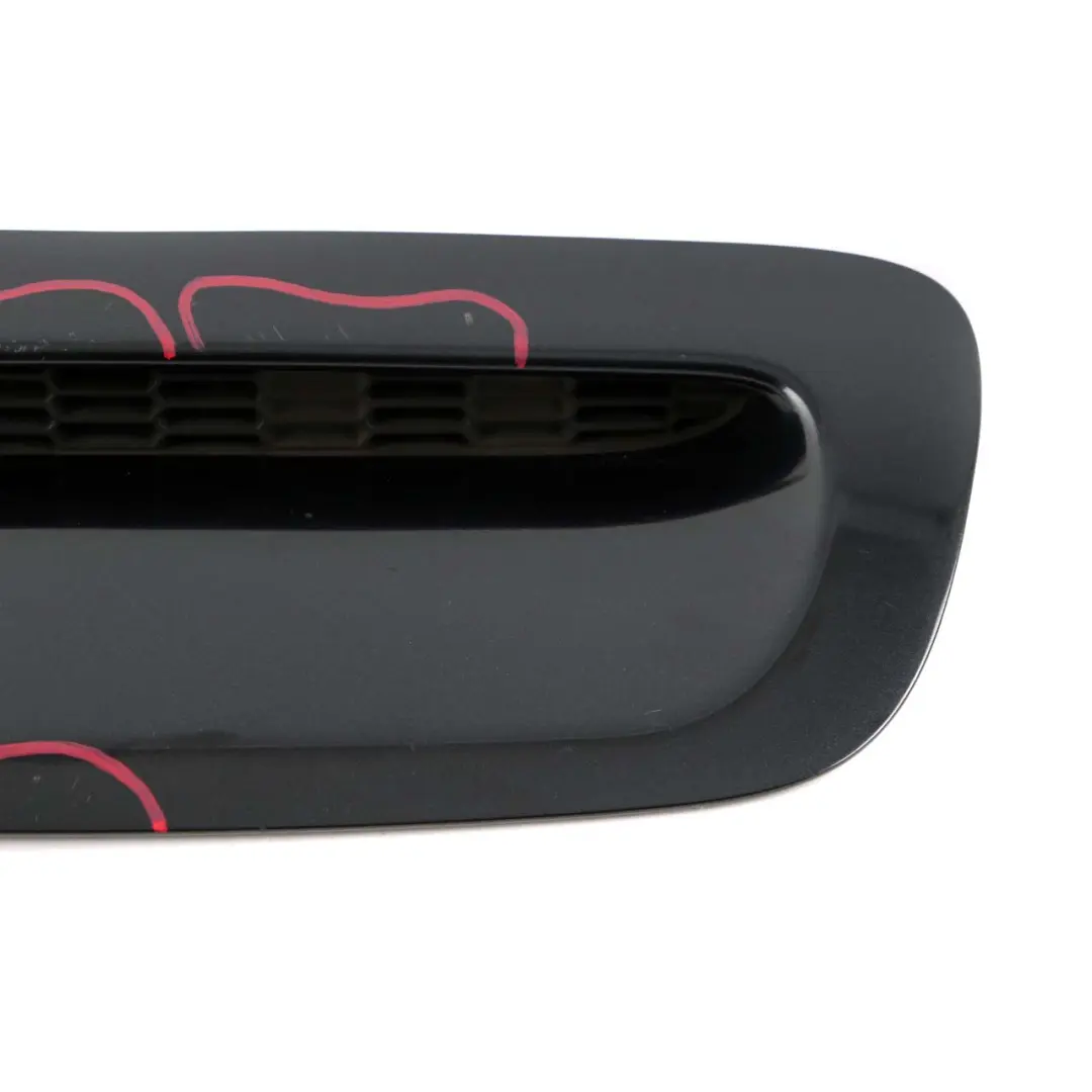 Mini Cooper R55 R56 R57 3 Air Inlet Grille Bonnet Hood Astro Black A25 - SKU 0430302-ASB3 - Part number 2751736