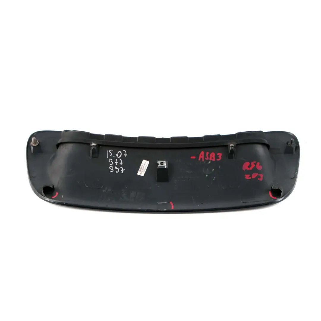 Mini Cooper R55 R56 R57 3 Air Inlet Grille Bonnet Hood Astro Black A25 - SKU 0430302-ASB3 - Part number 2751736