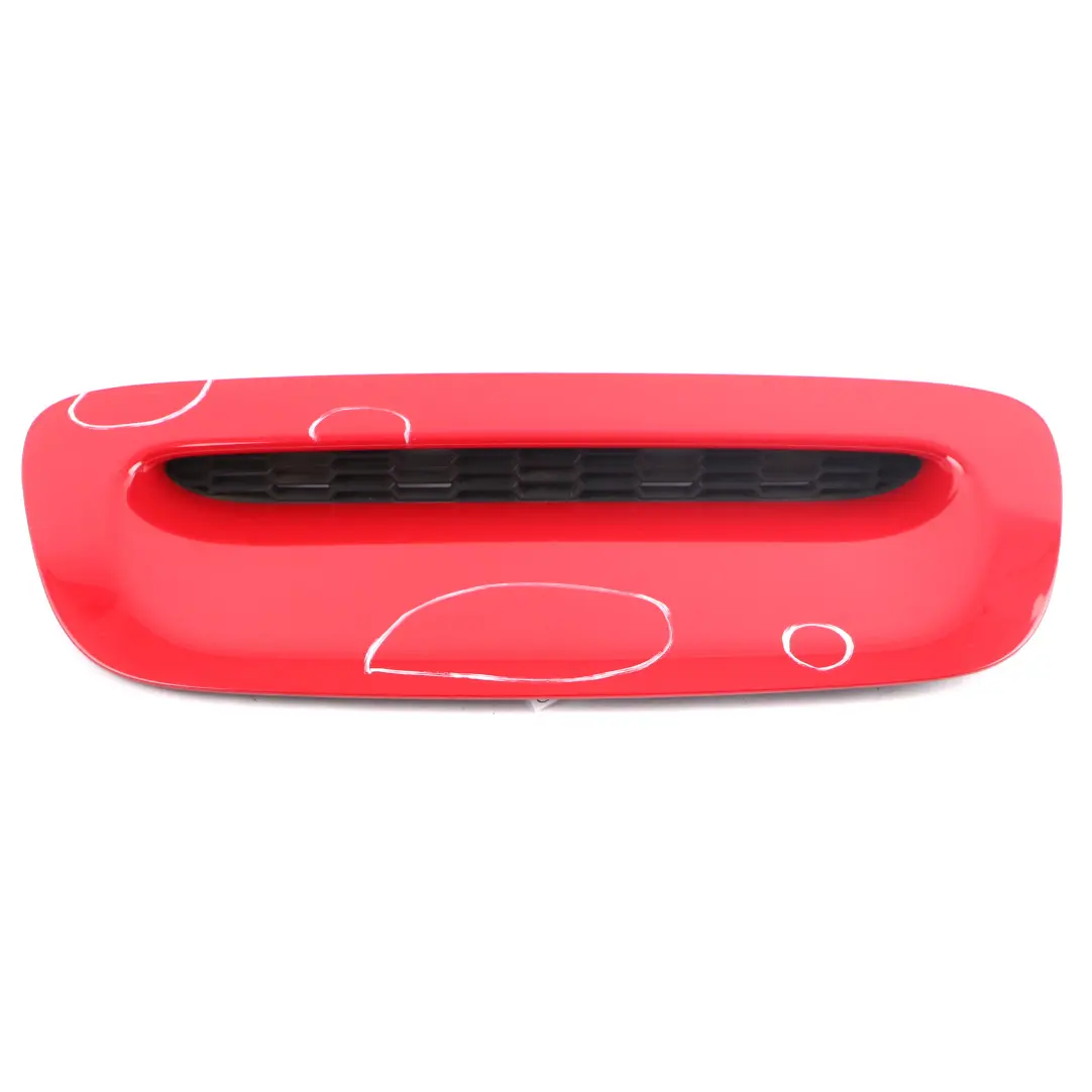 Mini Cooper S R55 R56 R57 Entrada De aire Rejilla Capo Capo Scoop Chili Red 851