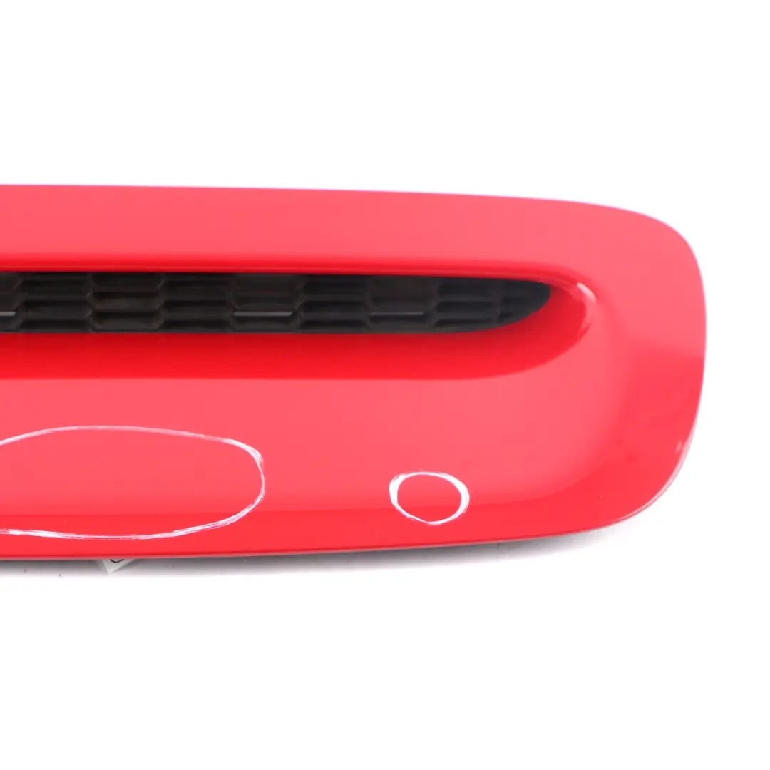 Grille Mini Cooper S R55 R56 R57 Bonnet d'entrée Capuche Scoop Chili Red 851 pour Air à propos du numéro de pièce 0430302 Air Grille Mini Cooper S R55 R56 R57 Bonnet d'entrée Capuche Scoop Chili Red 851 - SKU 0430302-CHRED - Numéro de pièce 0430302