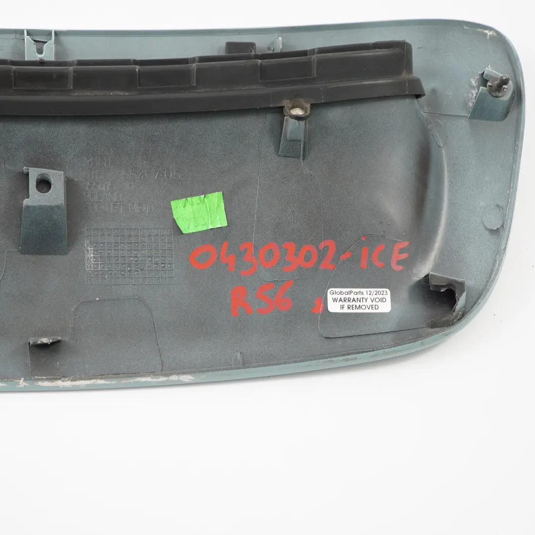 Grille d'entrée d'air Mini Cooper S R55 R56 Capot capot bleu glacier B28 2751736  - SKU 0430302-ICE - Numéro de pièce 0430302
