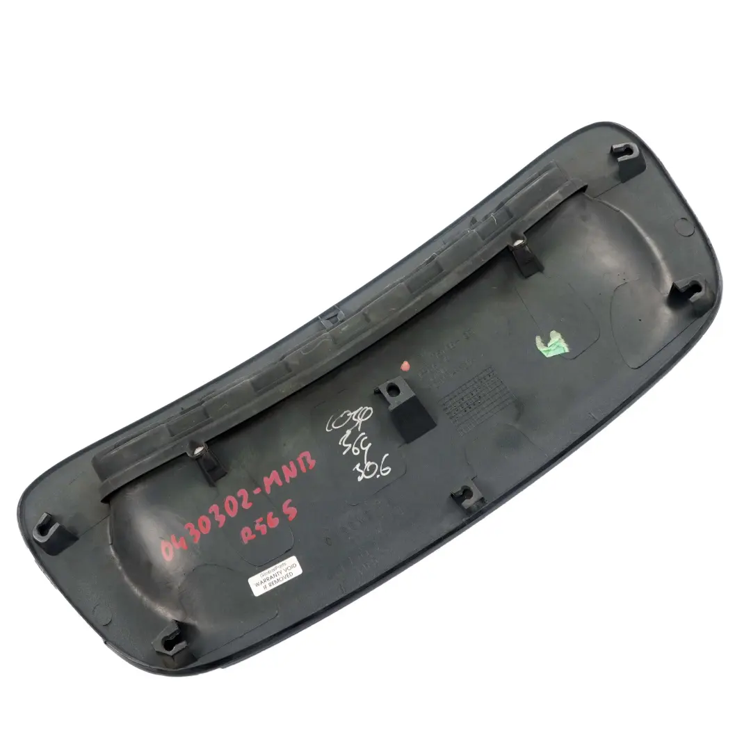 Mini R55 R56 R57 Entrada De aire Rejilla Capo Capo Scoop Negro Medianoche A94 - SKU 0430302-MNB - Número de pieza 0430302