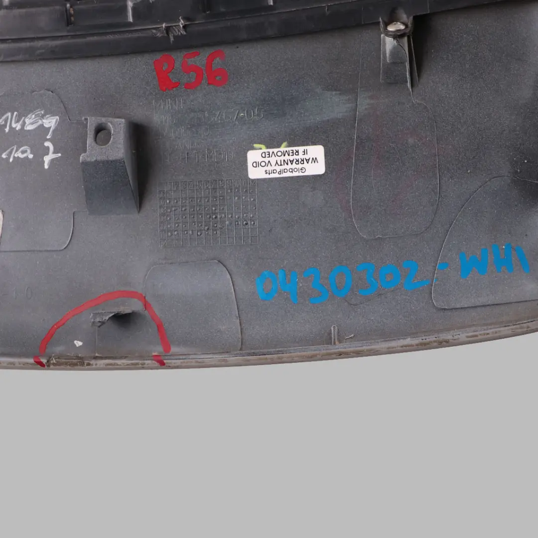 Inlet Grille Bonnet Hood White to BMW Mini Cooper R55 R56 R57 Air with Part number 2751736 BMW Mini Cooper R55 R56 R57 Air Inlet Grille Bonnet Hood White - SKU 0430302-WHI - Part number 2751736