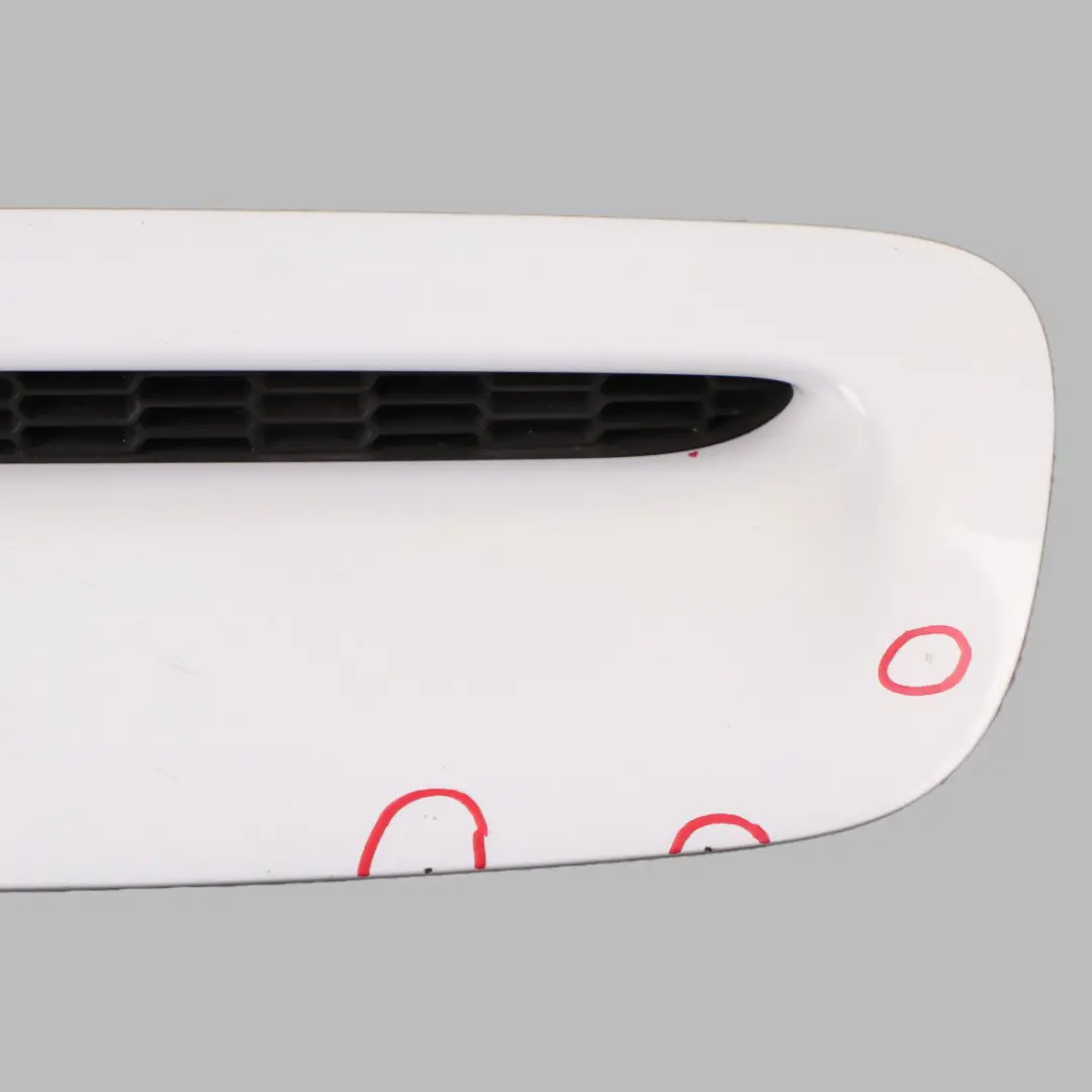 BMW Mini Cooper R55 R56 R57 Air Inlet Grille Bonnet Hood White - SKU 0430302-WHI - Part number 2751736