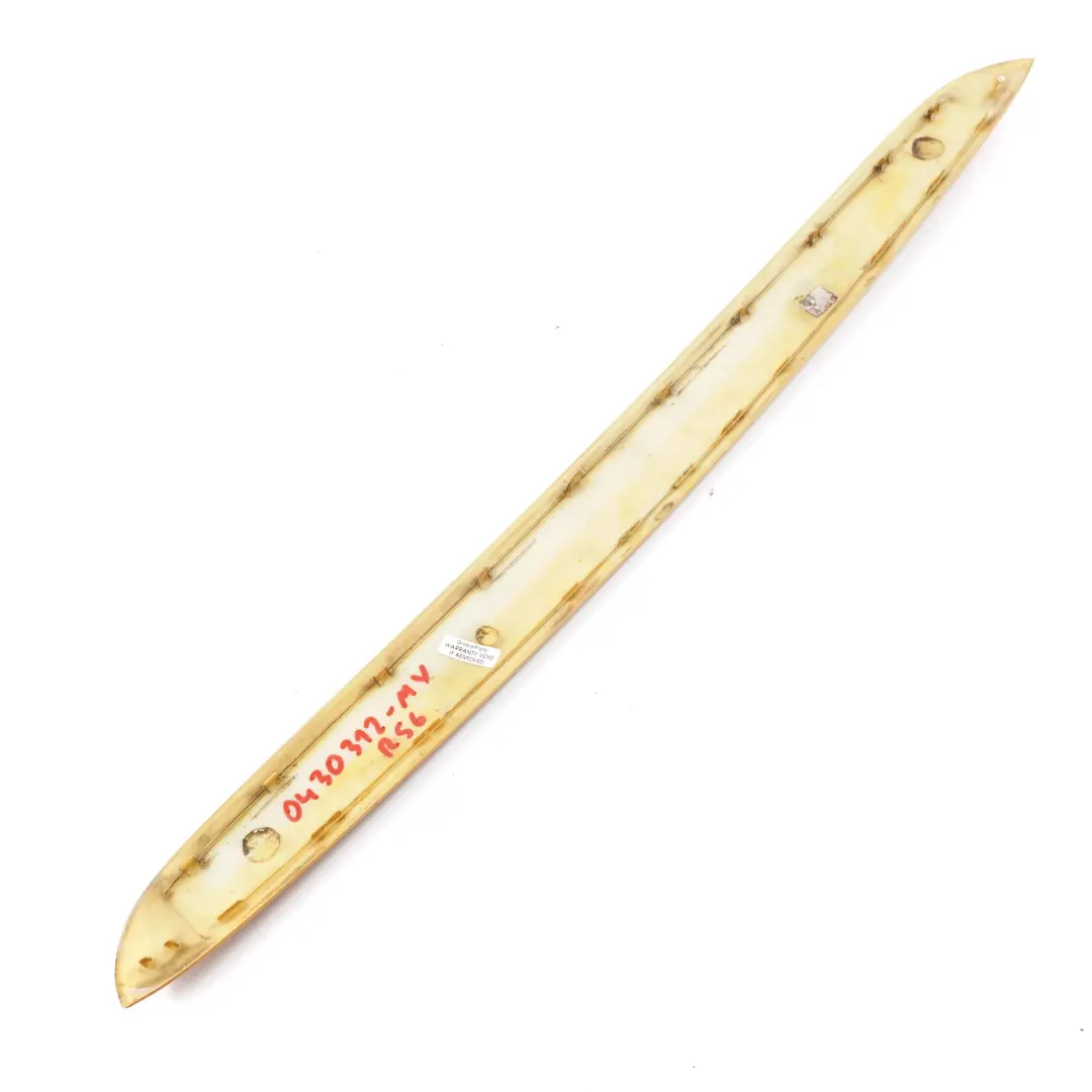 Mini R56 Griffleiste Heckklappe Abdeckung Lackiert Mellow Yellow - A58 40501452 - SKU 0430312-MY1 - Teilenummer 0430312