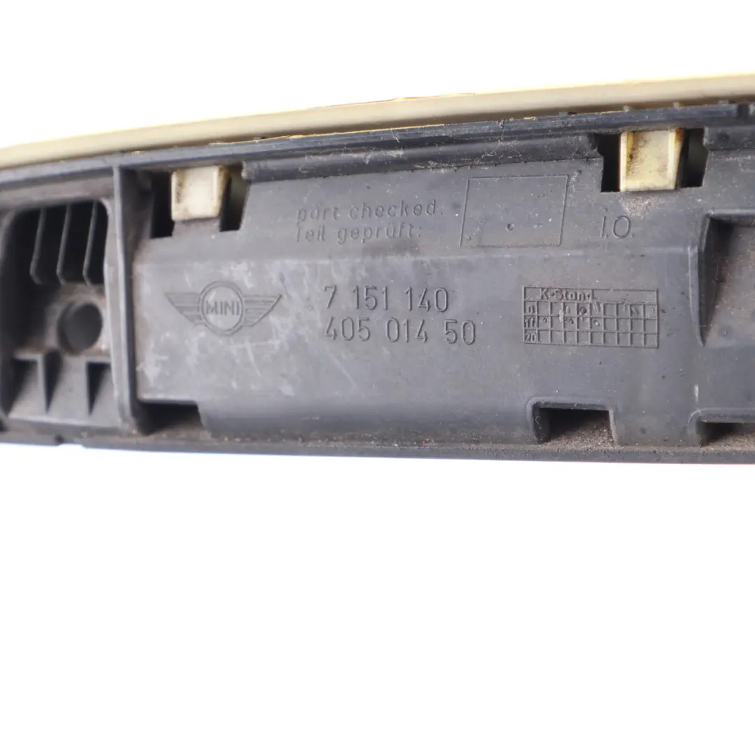 Boot Trunk Lid Tailgate Grab Handle Mellow Yellow A58 7151140 to Mini Cooper R56 with Part number 0430312 Mini Cooper R56 Boot Trunk Lid Tailgate Grab Handle Mellow Yellow A58 7151140 - SKU 0430312-MY - Part number 0430312