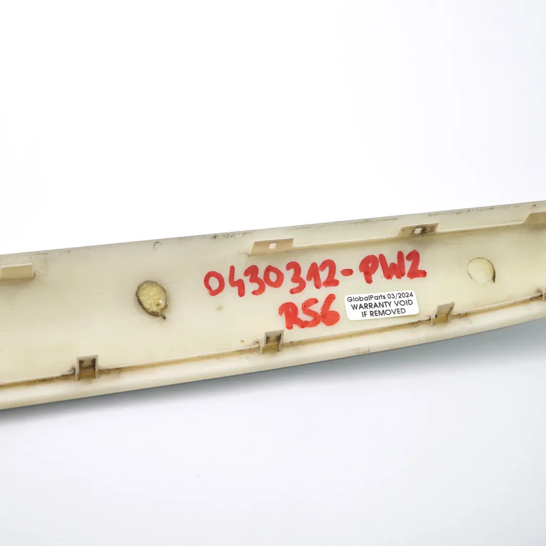 Kofferraum deckel Halte griff Heckklappen abdeckung Panel Weiß 40501452 für Mini R56 mit Teilenummer 0430312 Mini R56 Kofferraum deckel Halte griff Heckklappen abdeckung Panel Weiß 40501452 - SKU 0430312-PW2 - Teilenummer 0430312