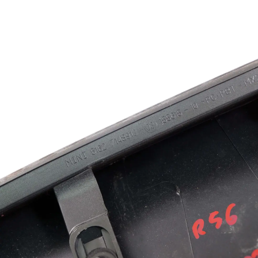 Mini Cooper One 4 R56 Spoiler Trasero Tapa Maletero Negro 7148913 - SKU 0430314-BLK4 - Número de pieza 0430314
