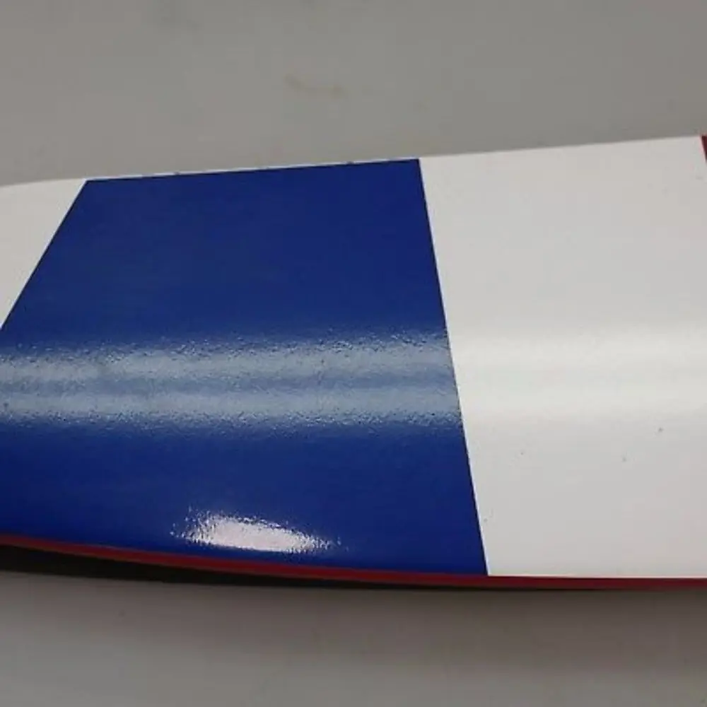 Spoiler Chili Red 0 with Union Jack Decals to BMW MINI Cooper One R56 Rear with Part number 430314 BMW MINI Cooper One R56 Rear Spoiler Chili Red 0 with Union Jack Decals - SKU 0430314-CHRED/UK - Part number 430314