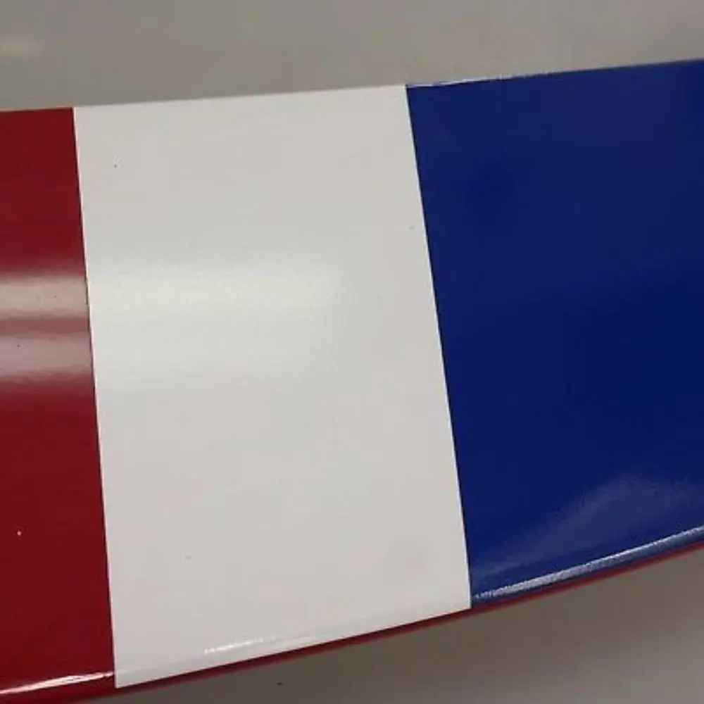 Spoiler Chili Red 0 with Union Jack Decals to BMW MINI Cooper One R56 Rear with Part number 430314 BMW MINI Cooper One R56 Rear Spoiler Chili Red 0 with Union Jack Decals - SKU 0430314-CHRED/UK - Part number 430314