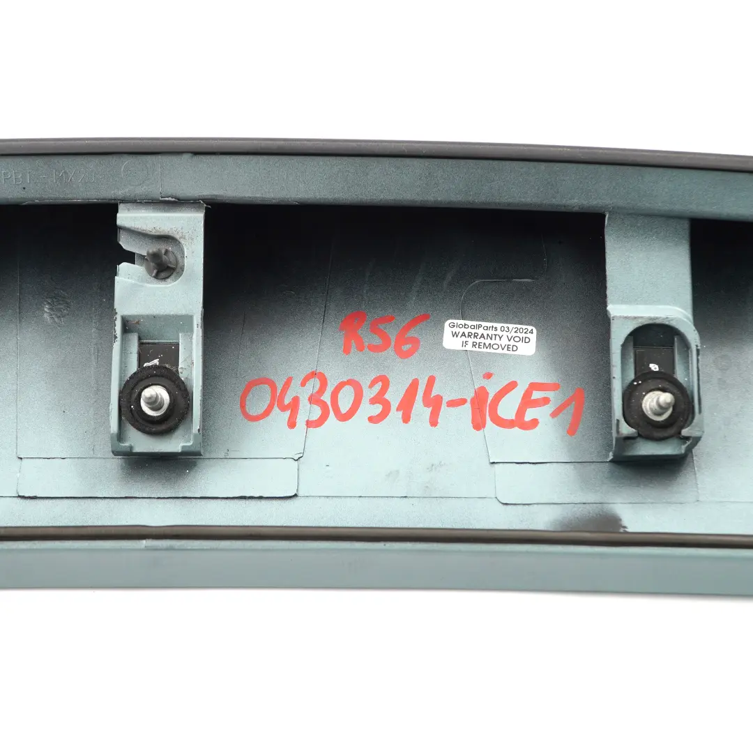 Spoiler Posteriore Blu ghiaccio - B28 7148913 per Mini Cooper One R56 con numero di parte 0430314 Mini Cooper One R56 Spoiler Posteriore Blu ghiaccio - B28 7148913 - SKU 0430314-ICE1 - Numero di parte 0430314