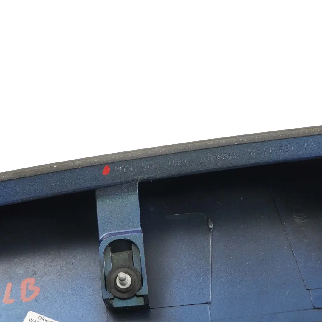 Spoiler Arrière Eclairage Bleu Métallique - A63 pour Mini Cooper One R56 à propos du numéro de pièce 0430314 Mini Cooper One R56 Spoiler Arrière Eclairage Bleu Métallique - A63 - SKU 0430314-LB - Numéro de pièce 0430314