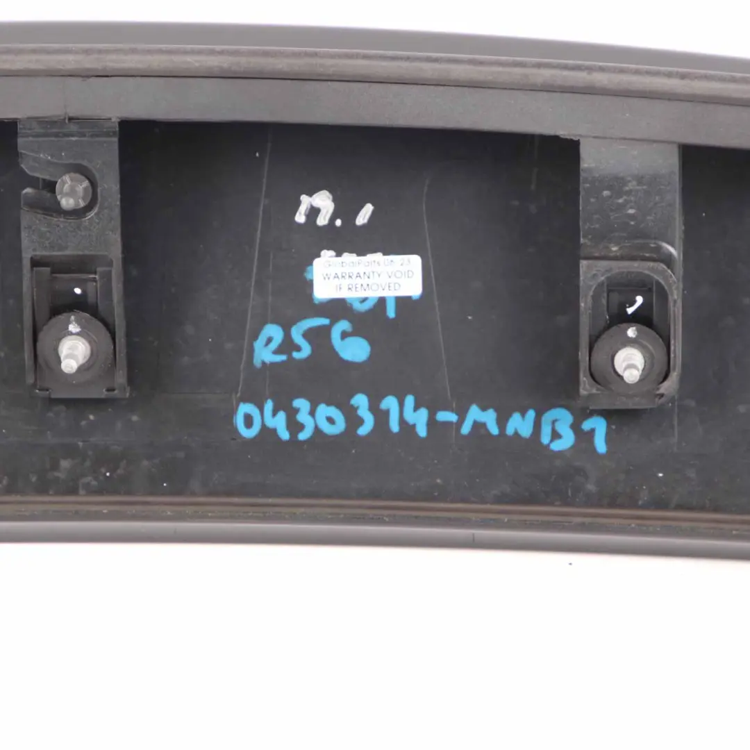 Spoiler Kofferraum Deckel Mitternachts Schwarz - A94 7148913 für Mini Cooper One R56 mit Teilenummer 0430314 Mini Cooper One R56 Spoiler Kofferraum Deckel Mitternachts Schwarz - A94 7148913 - SKU 0430314-MNB1 - Teilenummer 0430314